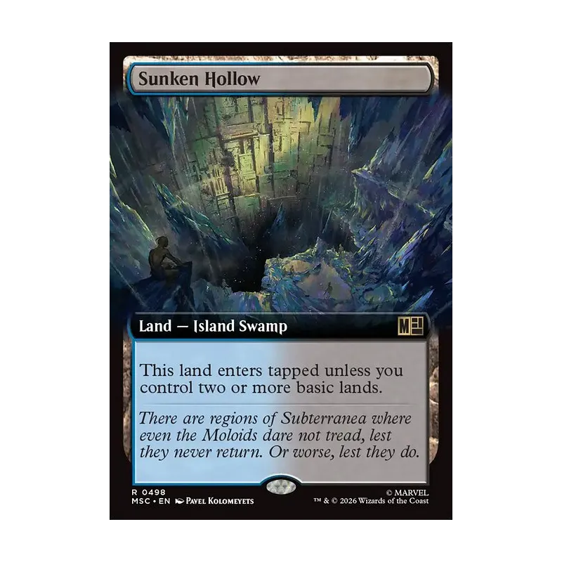 Sunken Hollow (Extended Art) - Marvel Super Heroes Commander (Near Mint)