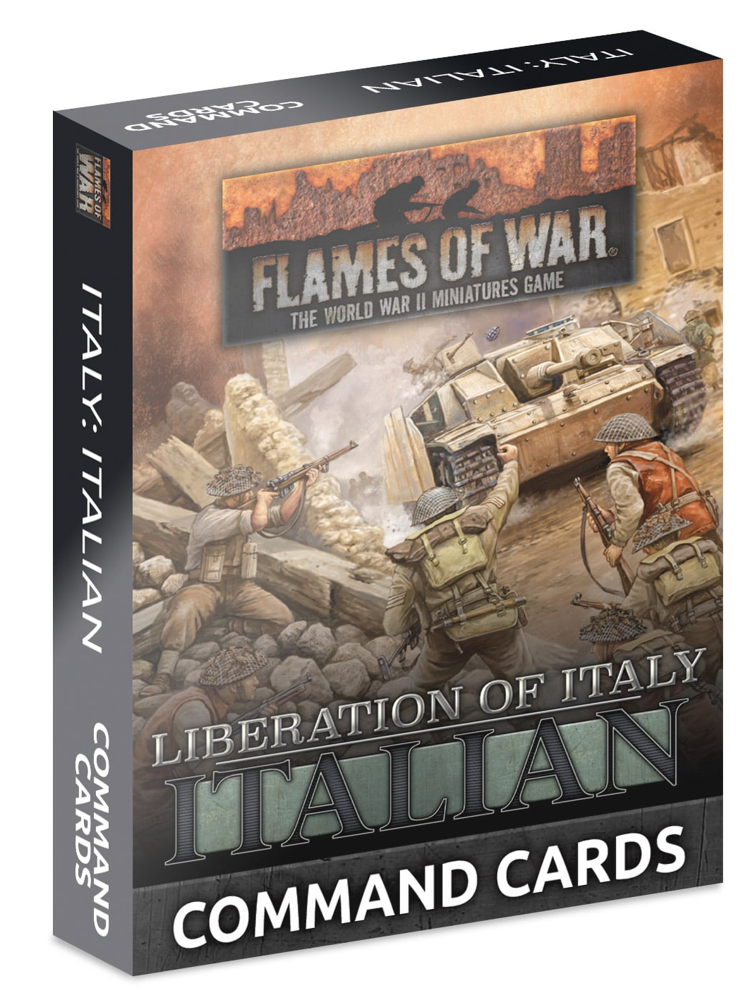 Flames of War WW2: Liberation of Italy - Italian Command Cards