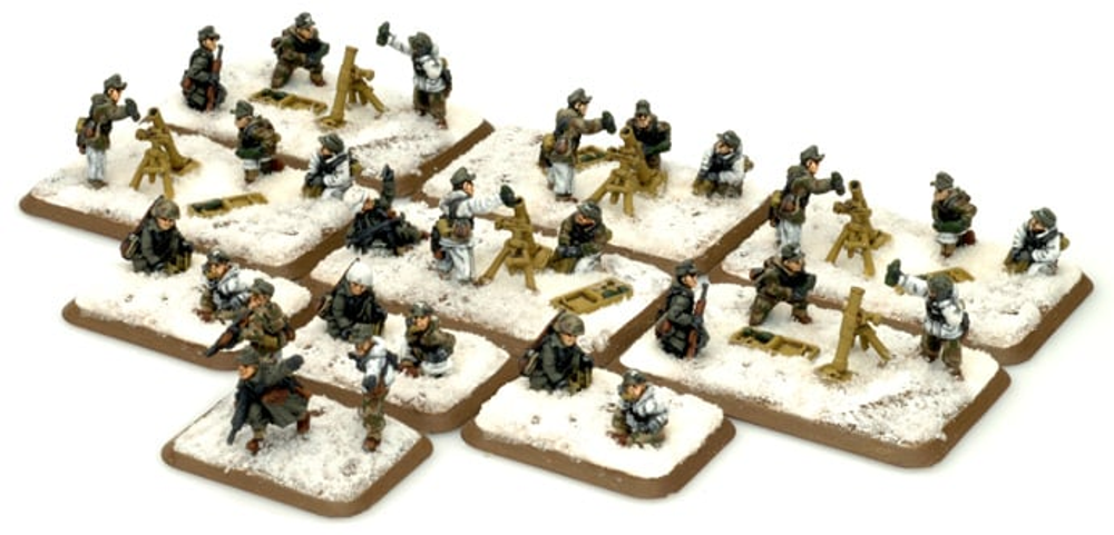 Flames of War WW2: German - Mortar Platoon (Winter)