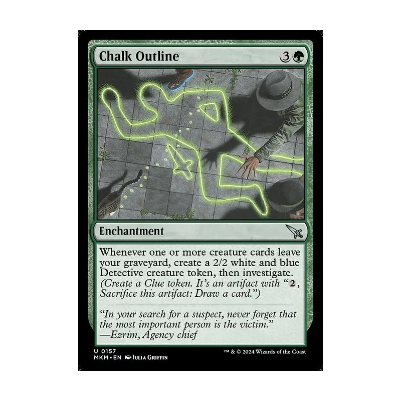 Chalk Outline - Murders at Karlov Manor (Near Mint)