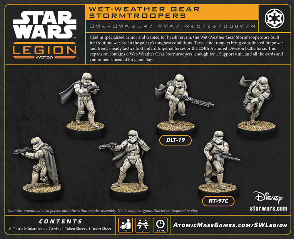 Star Wars: Legion - Wet-Weather Gear Stormtroopers (Preorder)