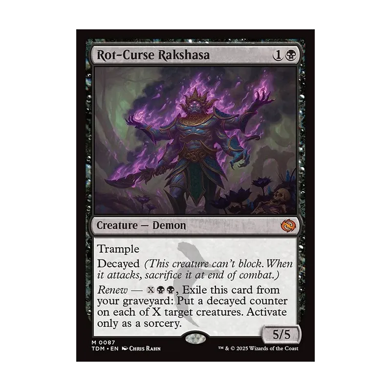 Rot-Curse Rakshasa - Tarkir: Dragonstorm (Near Mint)