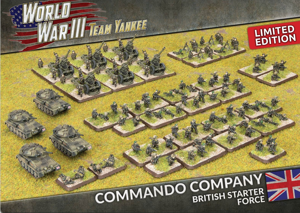 WWIII Team Yankee: British Starter Force - Commando Company (Preorder)