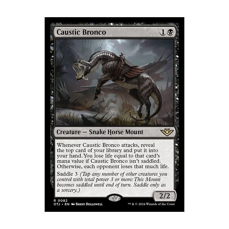 Caustic Bronco - Outlaws of Thunder Junction (Near Mint)