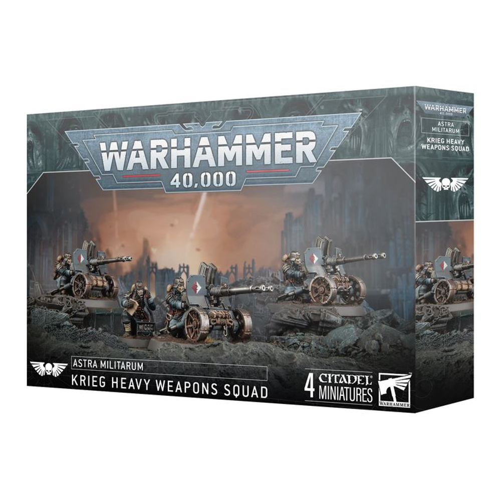Warhammer 40K: Astra Militarum - Krieg Heavy Weapons Squad (Preorder)