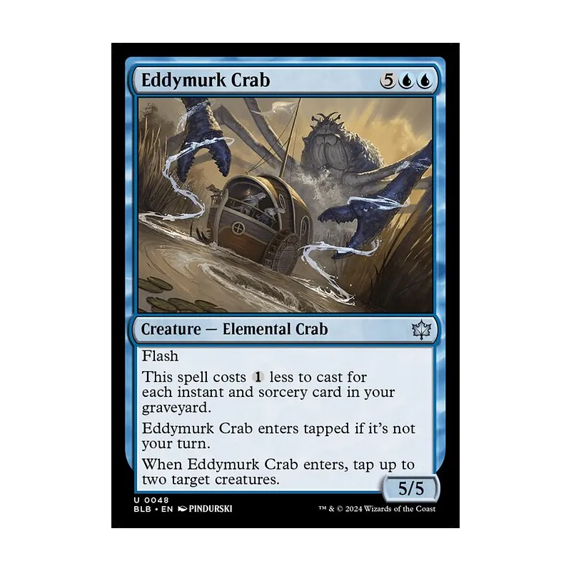 Eddymurk Crab - Bloomburrow (Near Mint)