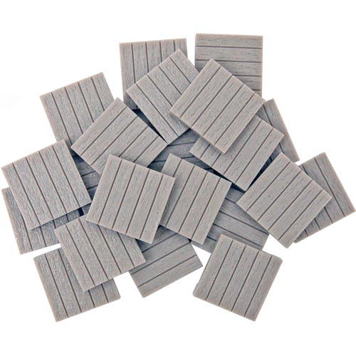 Monster Adventure Terrain: Unpainted - Wood Plank Tiles (50) Monster Adventure Terrain: Unpainted - Wood Plank Tiles (50)