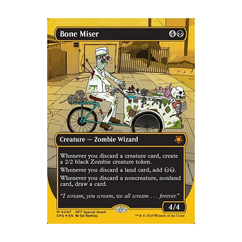Bone Miser (Borderless) (First-Place Foil) - Special Guests (Foil Near Mint)