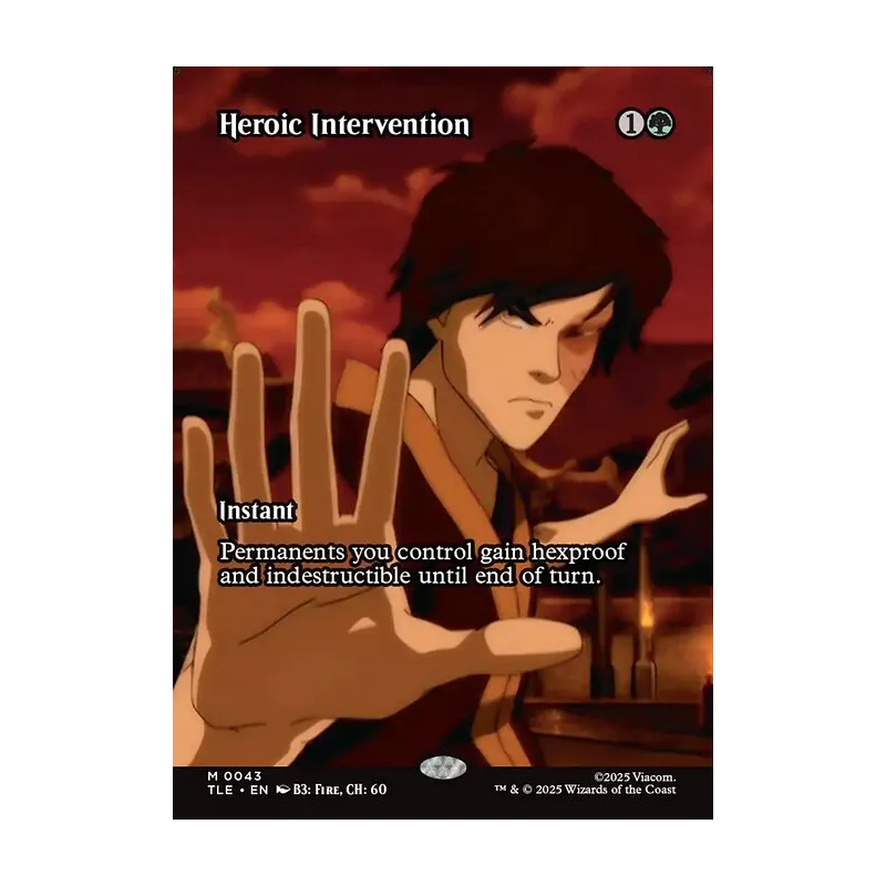 Heroic Intervention (Borderless) - Avatar: The Last Airbender Eternal (Near Mint)