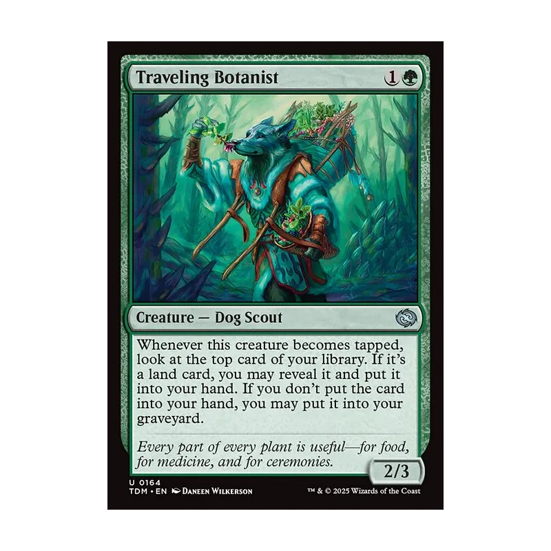 Traveling Botanist - Tarkir: Dragonstorm (Foil Near Mint)