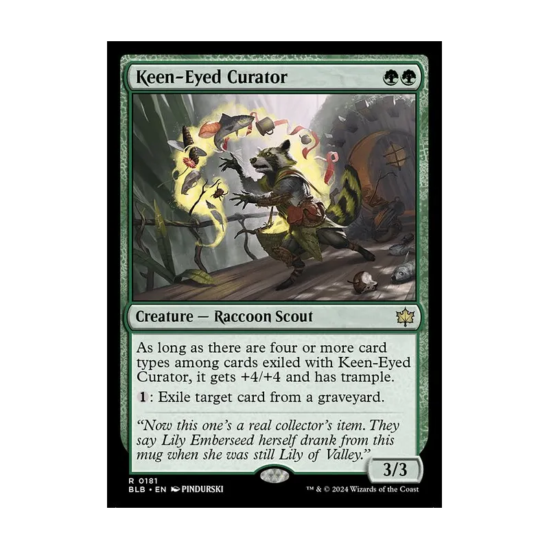 Keen-Eyed Curator - Bloomburrow (Near Mint)