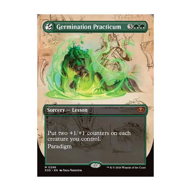 Germination Practicum (Borderless) - Secrets of Strixhaven (Near Mint)