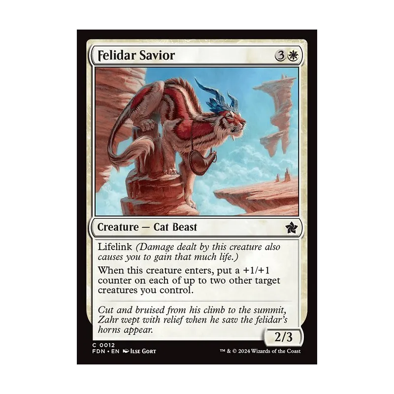 Felidar Savior - Foundations (Near Mint)