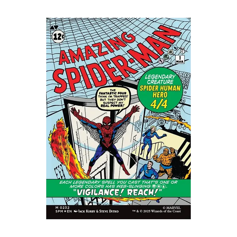 Peter Parker // Amazing Spider-Man (0232) (Borderless) - Marvel's Spider-Man (Foil Near Mint)
