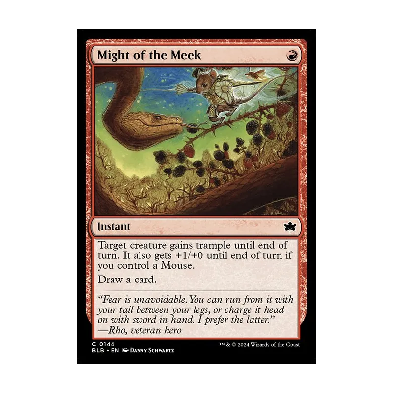 Might of the Meek - Bloomburrow (Near Mint)