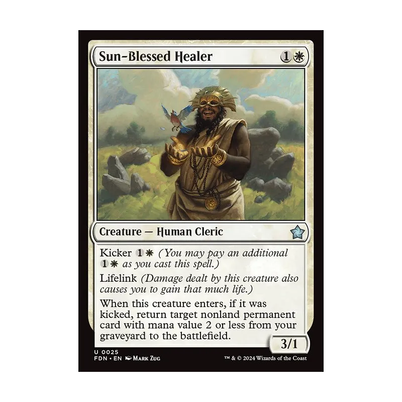 Sun-Blessed Healer - Foundations (Foil Near Mint)