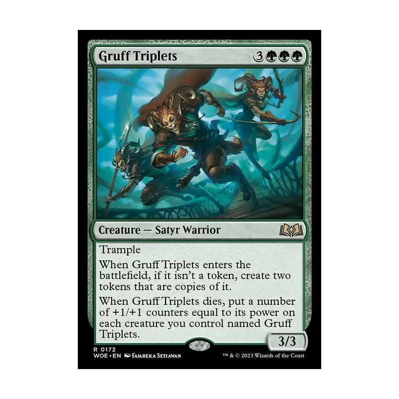 Gruff Triplets - Wilds of Eldraine (Near Mint)
