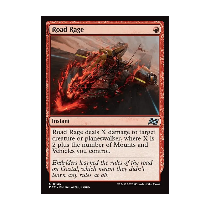 Road Rage - Aetherdrift (Foil Near Mint)