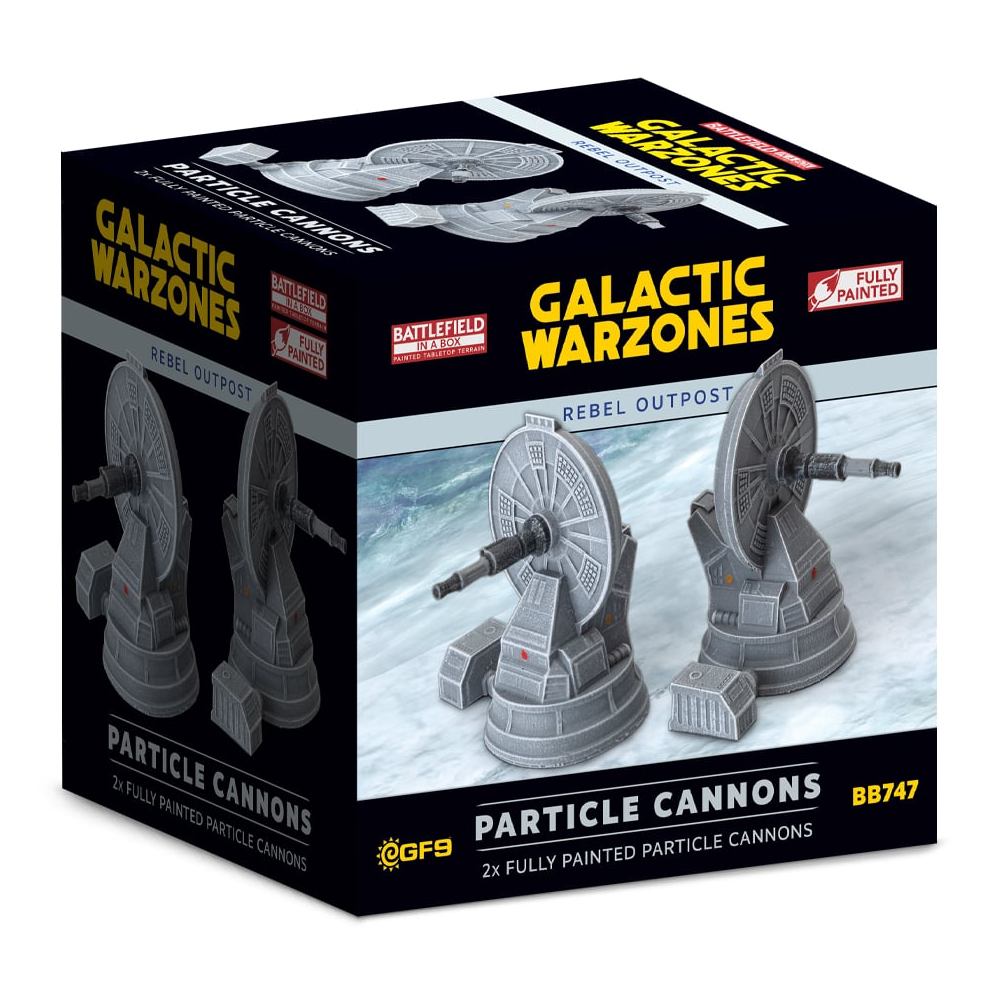 Battlefield in a Box: Galactic Warzones: Rebel Outpost - Particle Cannons (New Arrival)