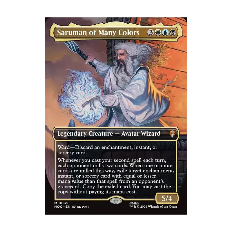 Saruman of Many Colors (Borderless) - The Hobbit Eternal (Near Mint)