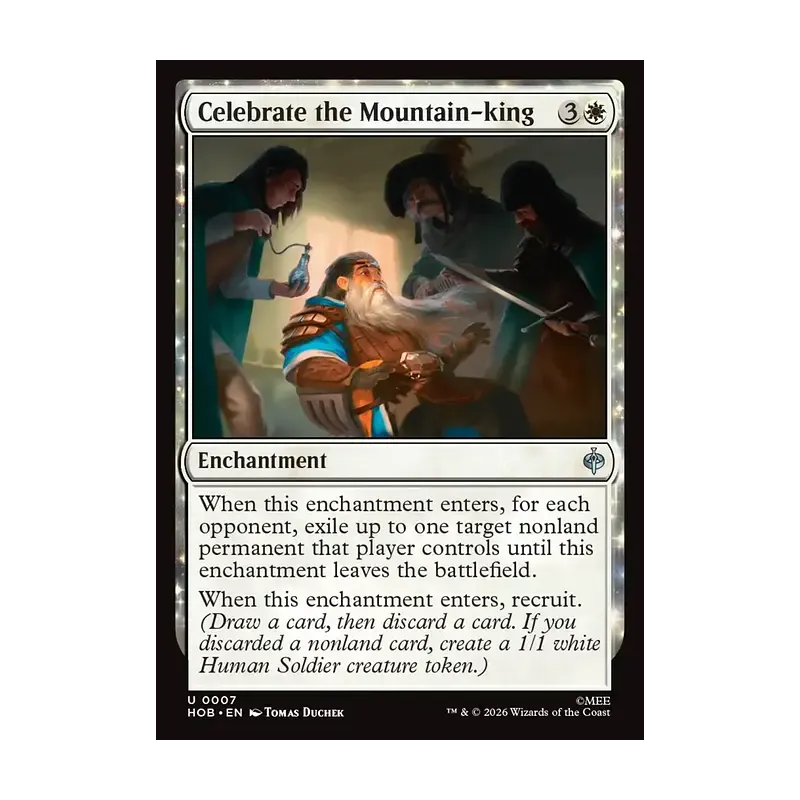 Celebrate the Mountain-king - The Hobbit (Near Mint)