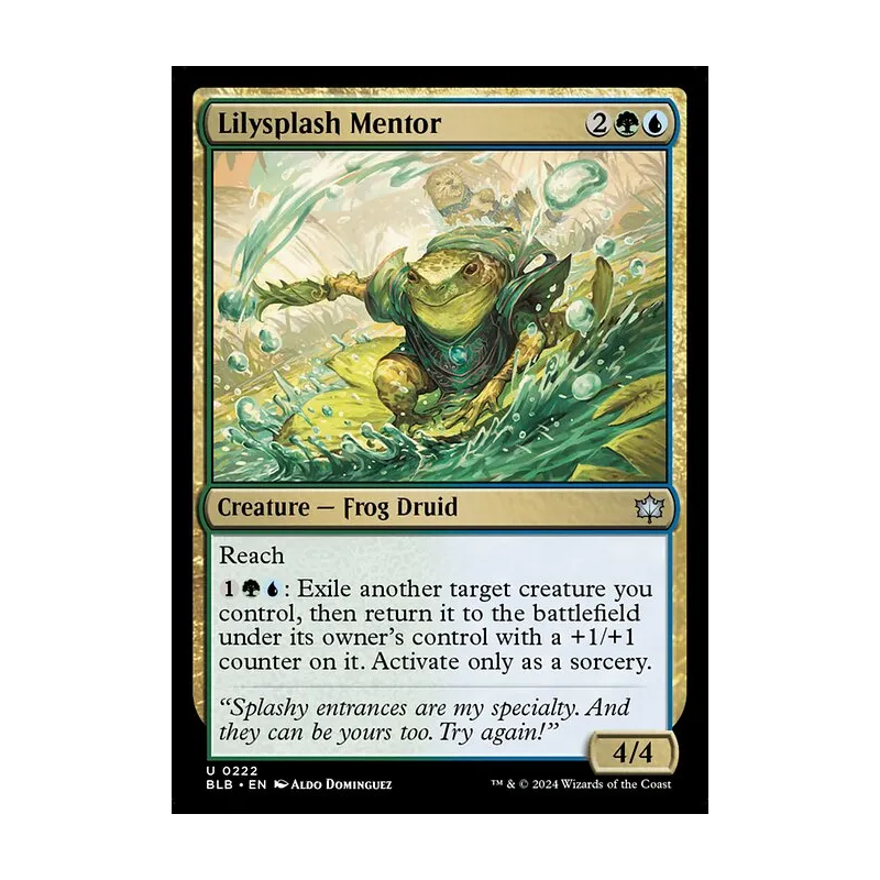 Lilysplash Mentor - Bloomburrow (Near Mint)