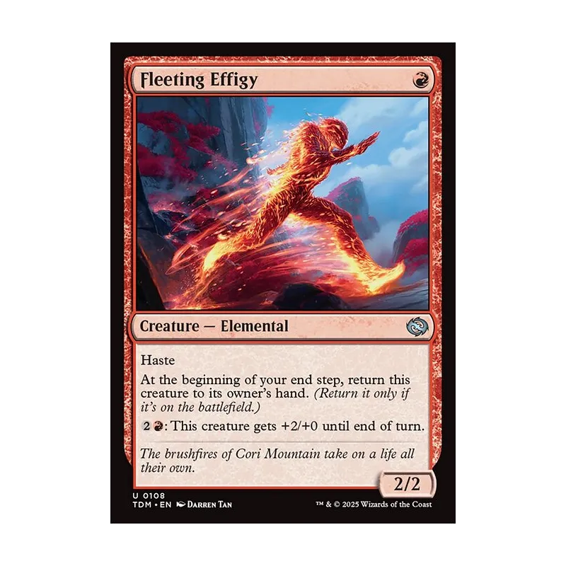 Fleeting Effigy - Tarkir: Dragonstorm (Foil Near Mint)