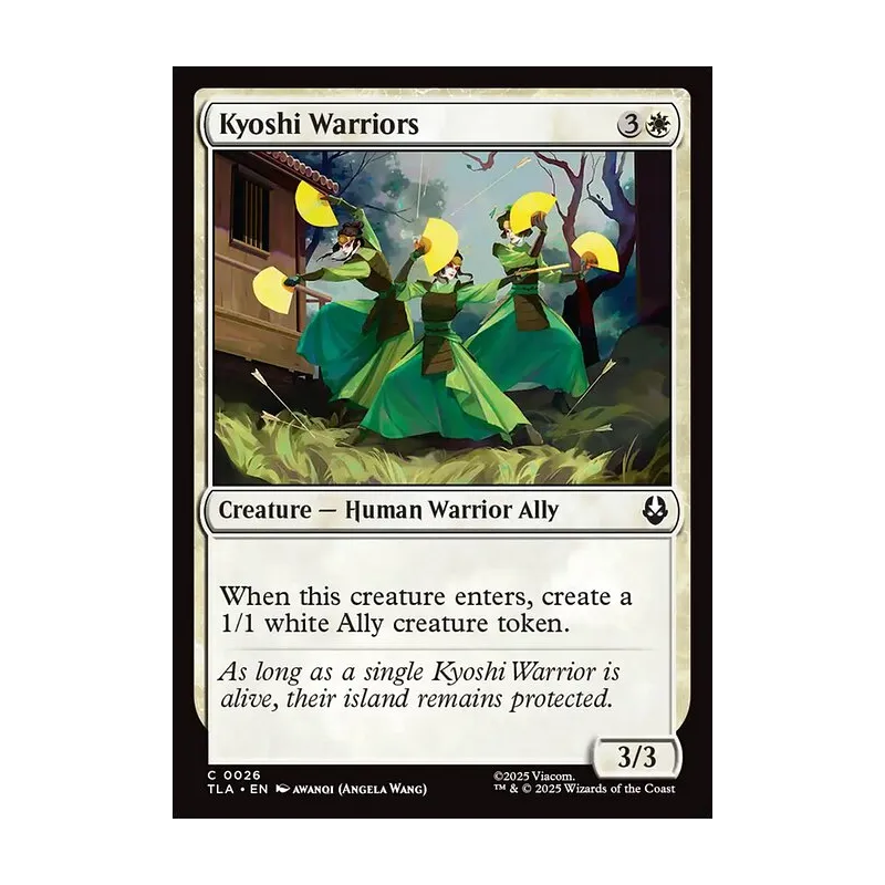 Kyoshi Warriors - Avatar: The Last Airbender (Near Mint)