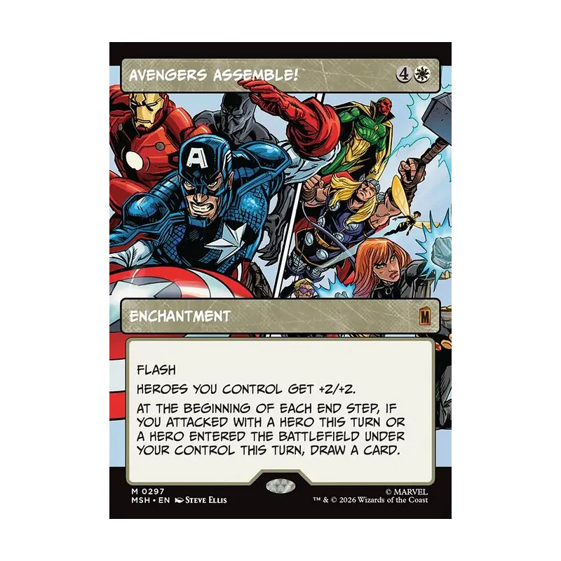 Avengers Assemble! (Borderless) (0297) - Marvel Super Heroes (Near Mint)