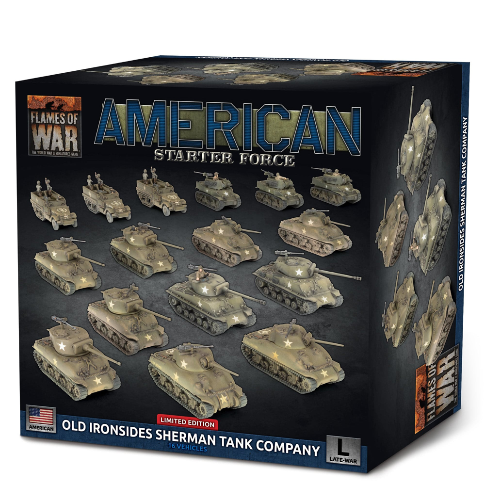 Flames of War WW2: American Starter Force - Old Ironsides Sherman Tank Company (Preorder)