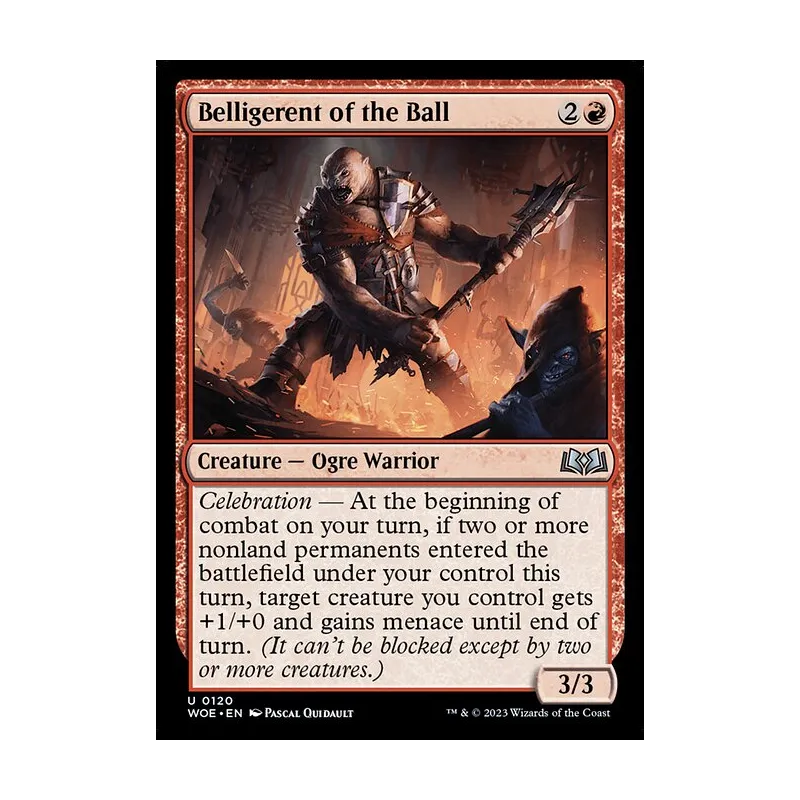 Belligerent of the Ball - Wilds of Eldraine (Near Mint)