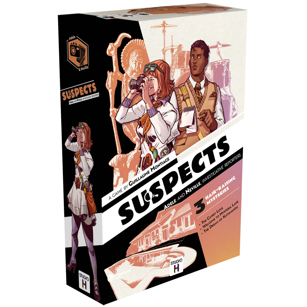 Suspects: Adele & Neville, Investigative Reporters Suspects: Adele & Neville, Investigative Reporters