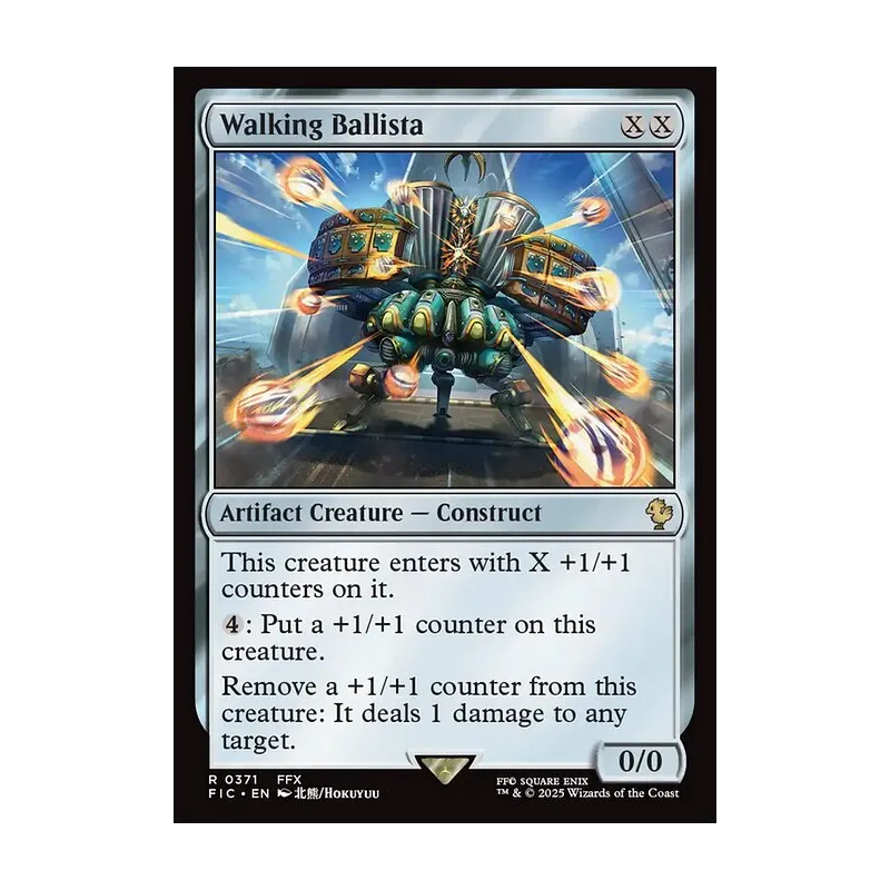 walking ballista mtg final fantasy Put a +1/+1 counter on Walking Ballista Walking Ballista | Final Fantasy