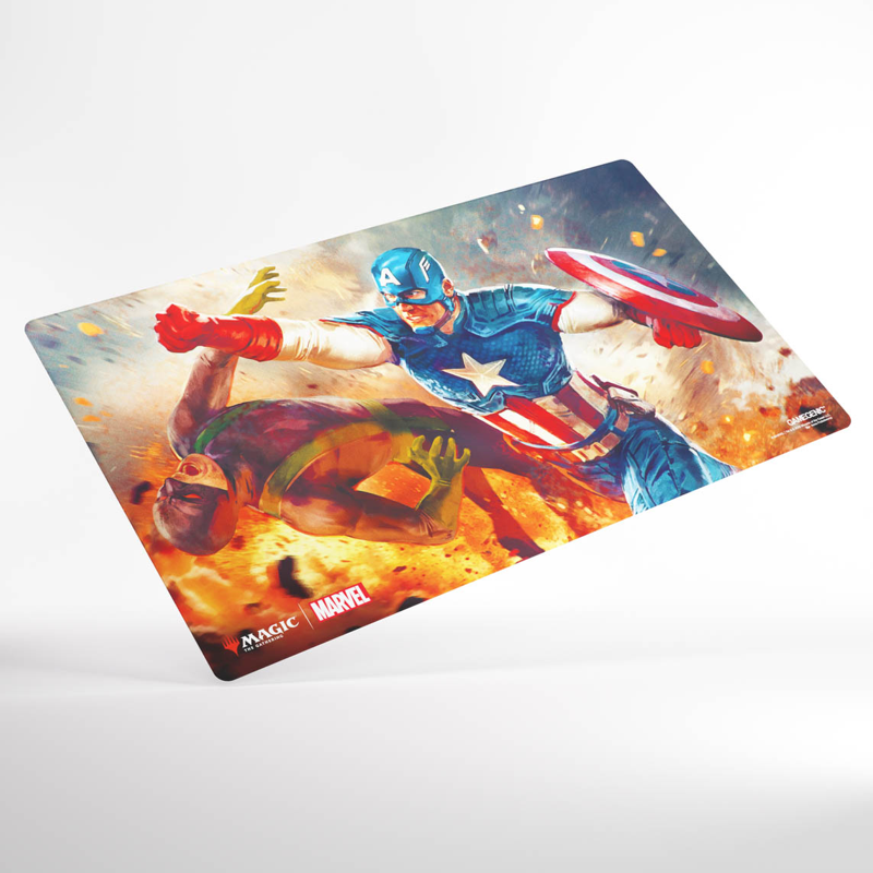 MTG Prime Playmat: Marvel Super Heroes - Captain America, Super-Soldier (New Arrival)