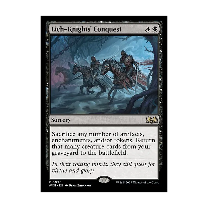 Lich-Knights' Conquest - Wilds of Eldraine (Near Mint)