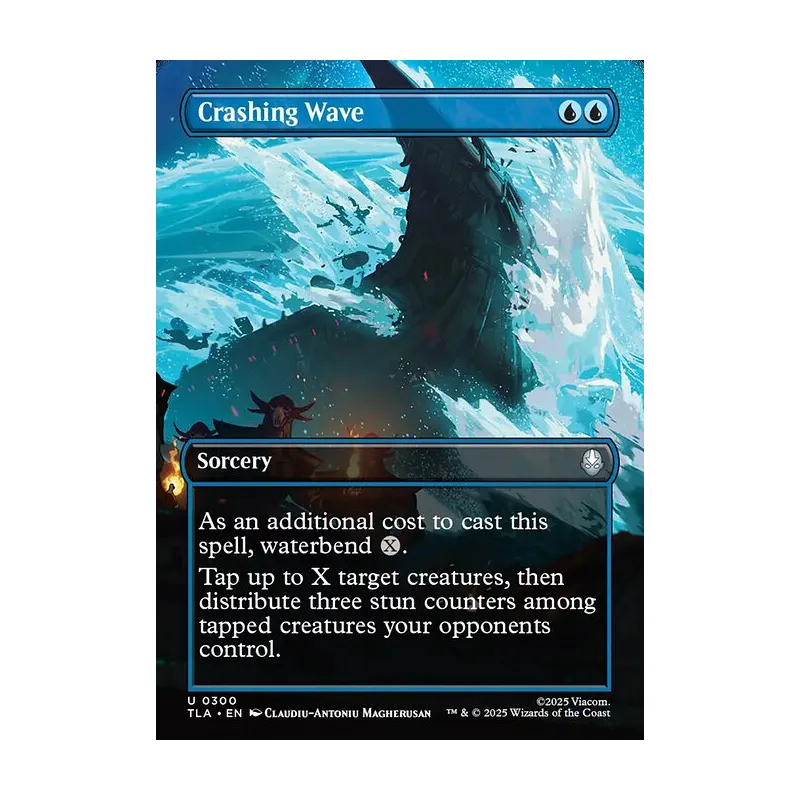 Crashing Wave (Borderless) - Avatar: The Last Airbender (Near Mint)