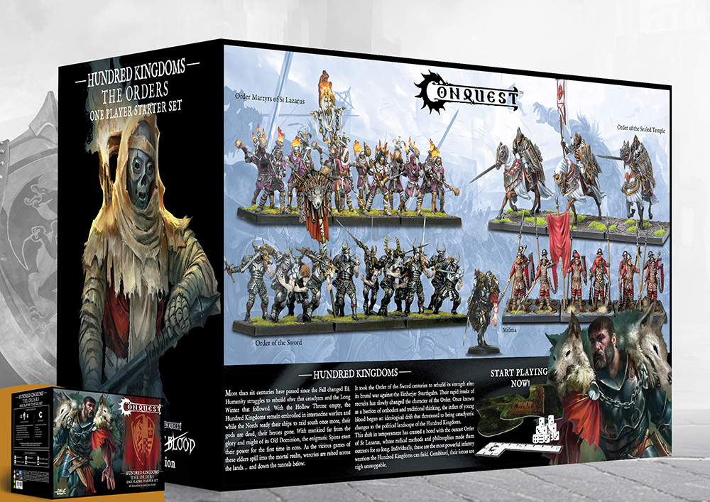 Conquest: Hundred Kingdoms: The Orders - 2026 1-Player Starter (Preorder)