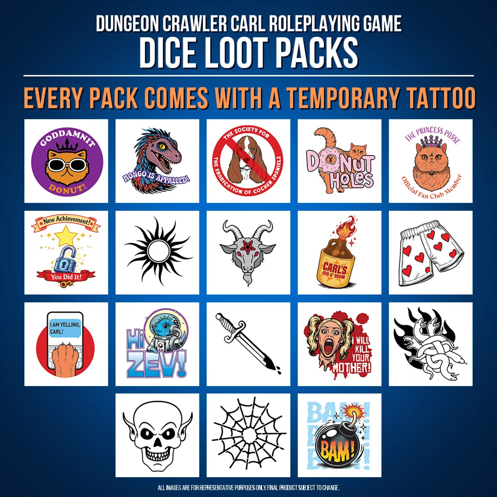 Dungeon Crawler Carl RPG: Loot Pack (Random Dice Set) (Preorder)