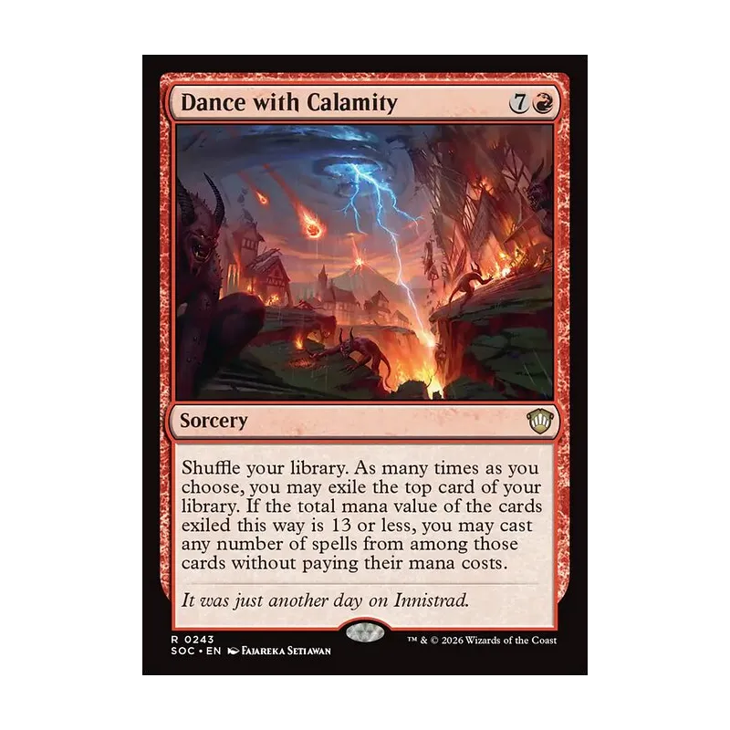 Dance with Calamity - Secrets of Strixhaven Commander (Near Mint)