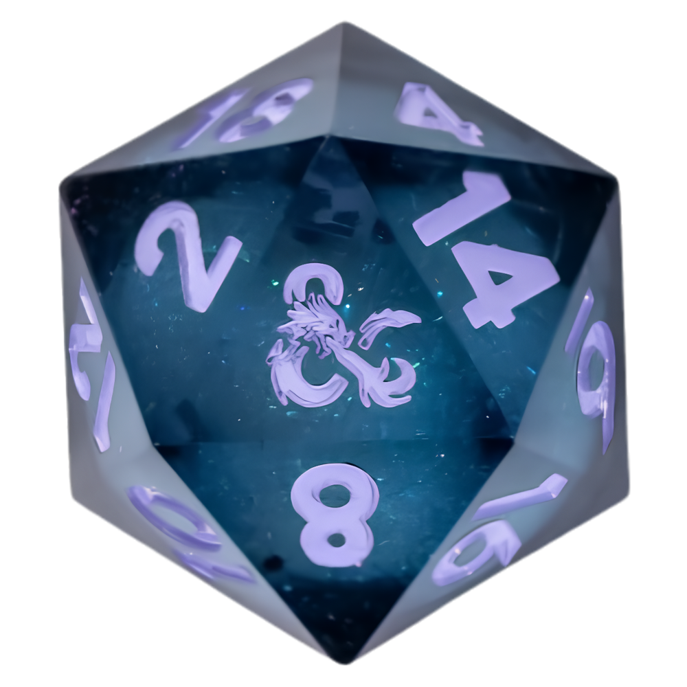 D&D Oversided Liquid Core d20: Mist of Ravenloft (Preorder)