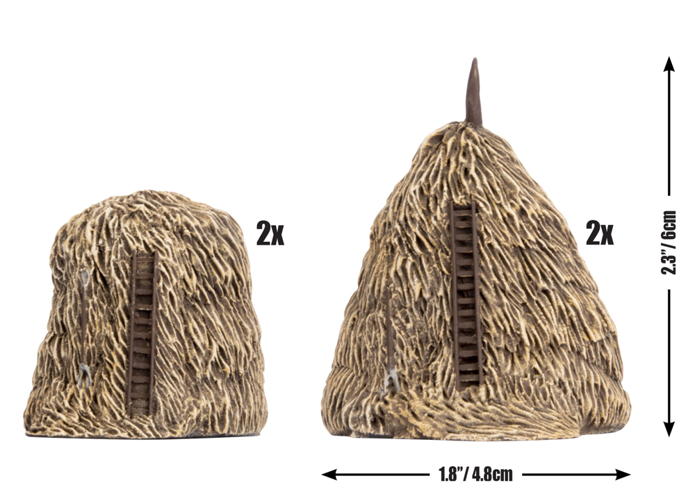Flames of War: Battlefield in a Box - Haystacks (New Arrival)