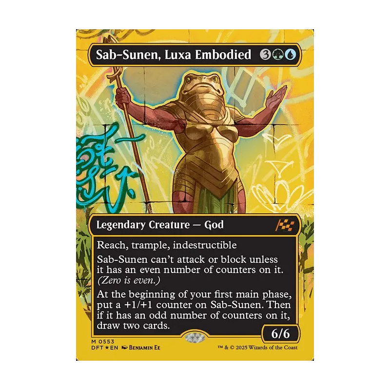 Sab-Sunen, Luxa Embodied (Borderless) (First-Place Foil) - Aetherdrift (Foil Near Mint)