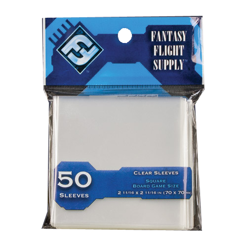 Fantasy Flight Sleeves: Square Board Game Sleeves (70 x 70 mm) (50)