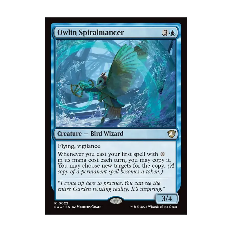 Owlin Spiralmancer - Secrets of Strixhaven Commander (Near Mint)