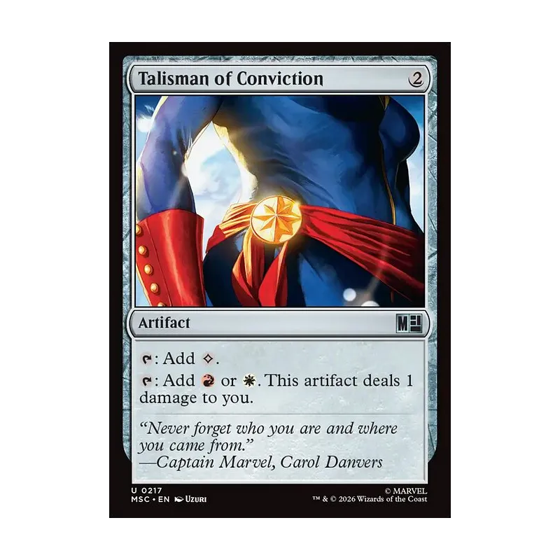 Talisman of Conviction (Surge Foil) - Marvel Super Heroes Commander (Foil Near Mint)