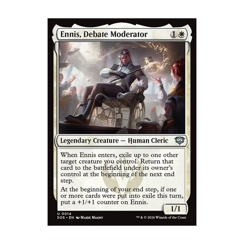 Ennis, Debate Moderator - Secrets of Strixhaven (Near Mint)