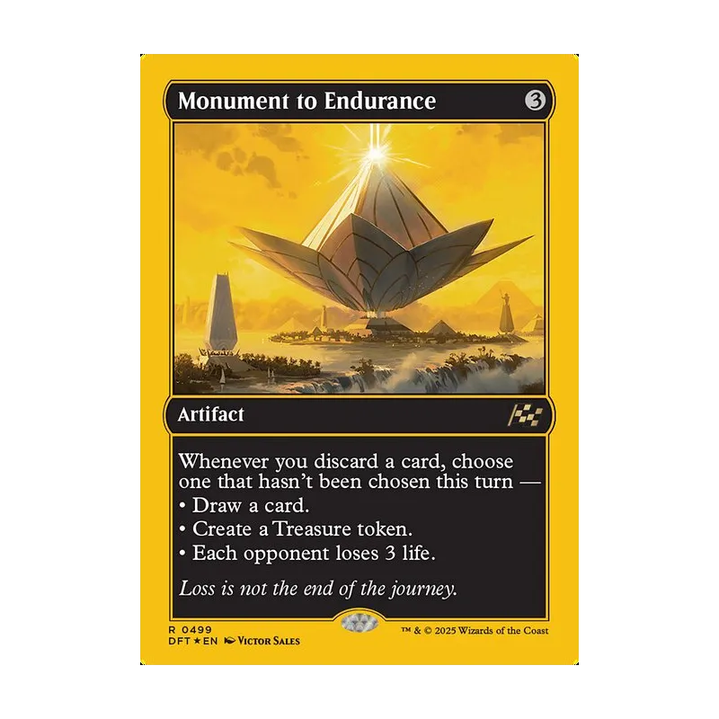 Monument to Endurance (First-Place Foil) - Aetherdrift (Foil Near Mint)