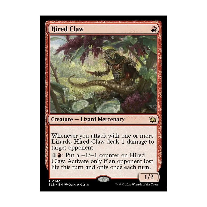 Hired Claw - Bloomburrow (Near Mint)
