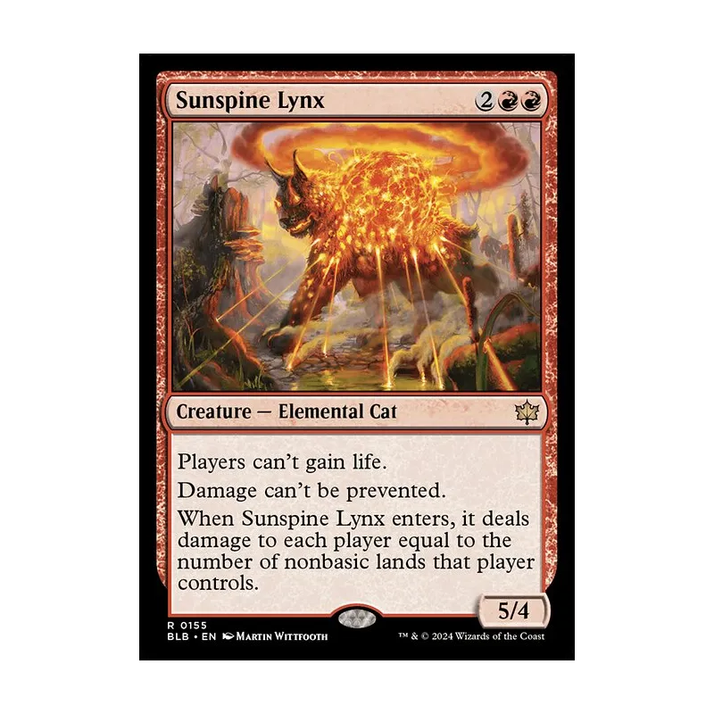 Sunspine Lynx - Bloomburrow (Near Mint)