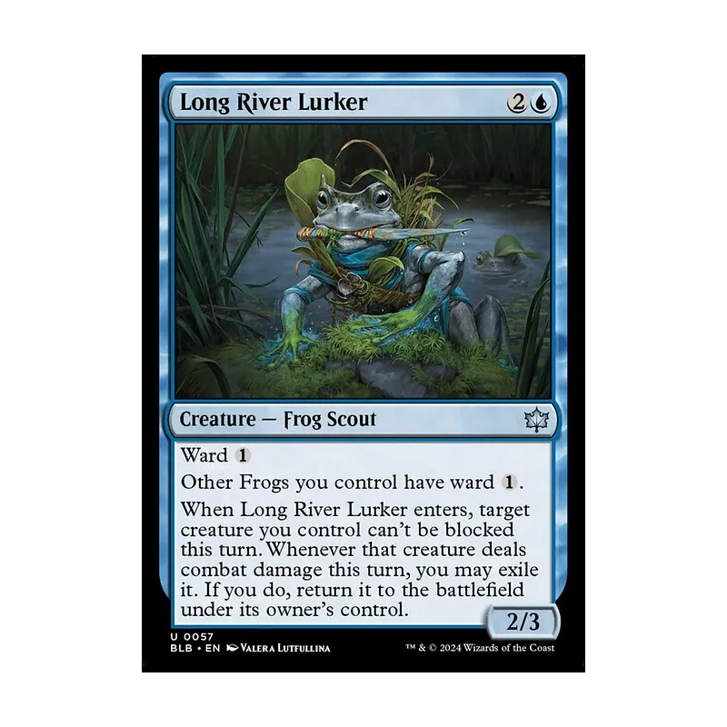 Long River Lurker - Bloomburrow (Near Mint)